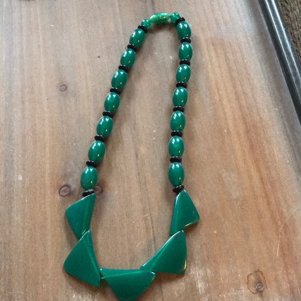 Green necklace